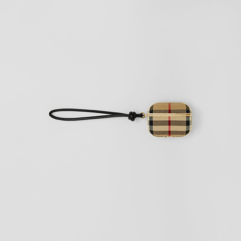 Vintage Check Cotton and Lambskin AirPods Pro Case 1