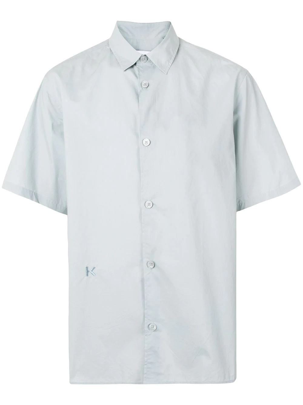 short-sleeved button-up shirt - 1