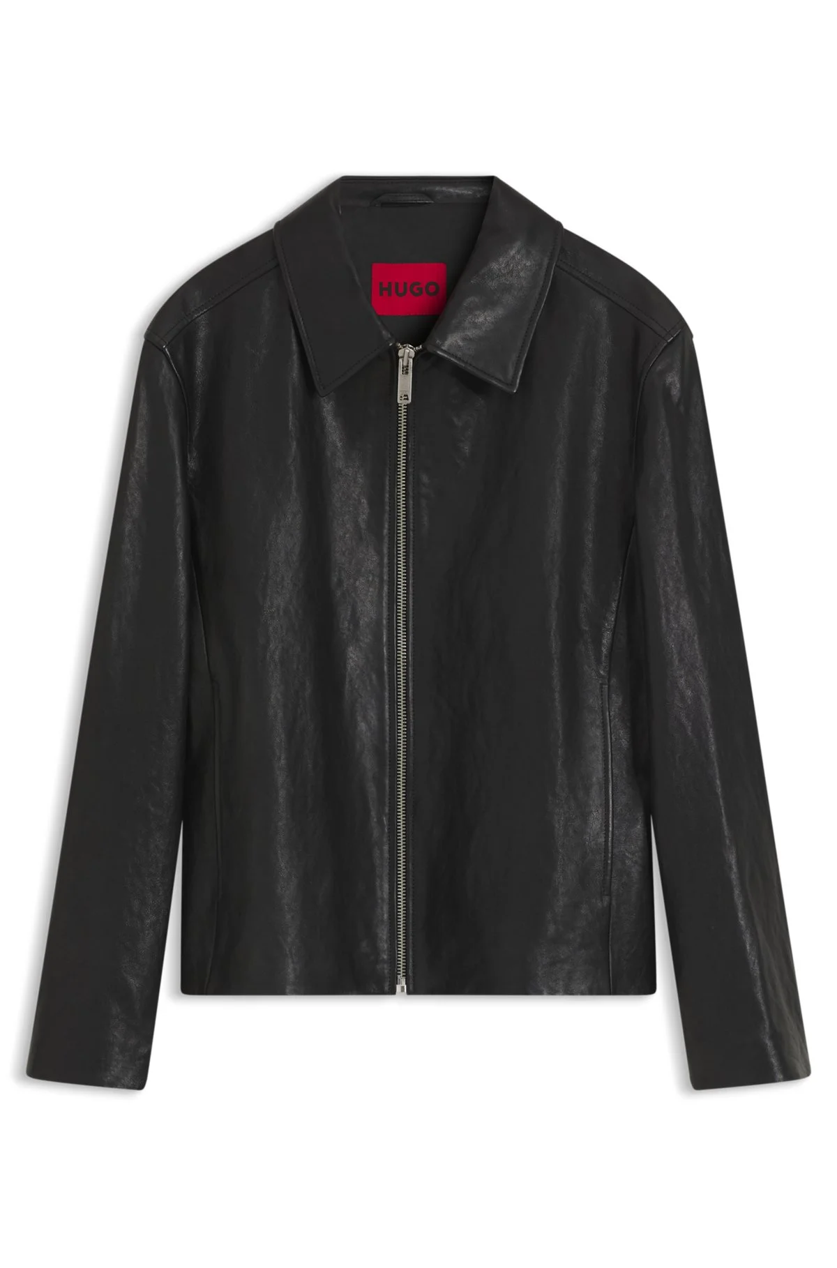 REGULAR-FIT JACKET IN NAPPA LEATHER - 1