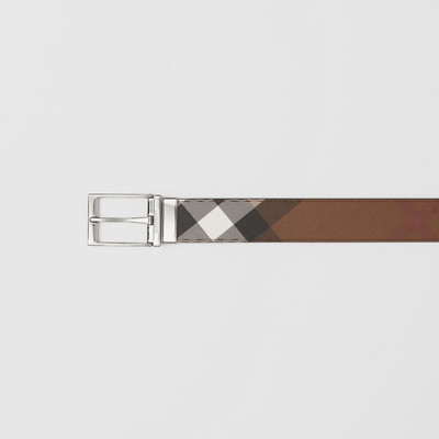 Burberry Reversible Check and Leather Belt outlook