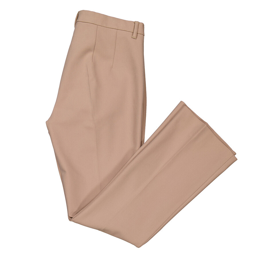 Max Mara Fatina Cotton And Viscose Trousers, Brand Size 42 ( US Size 8 ) - 7