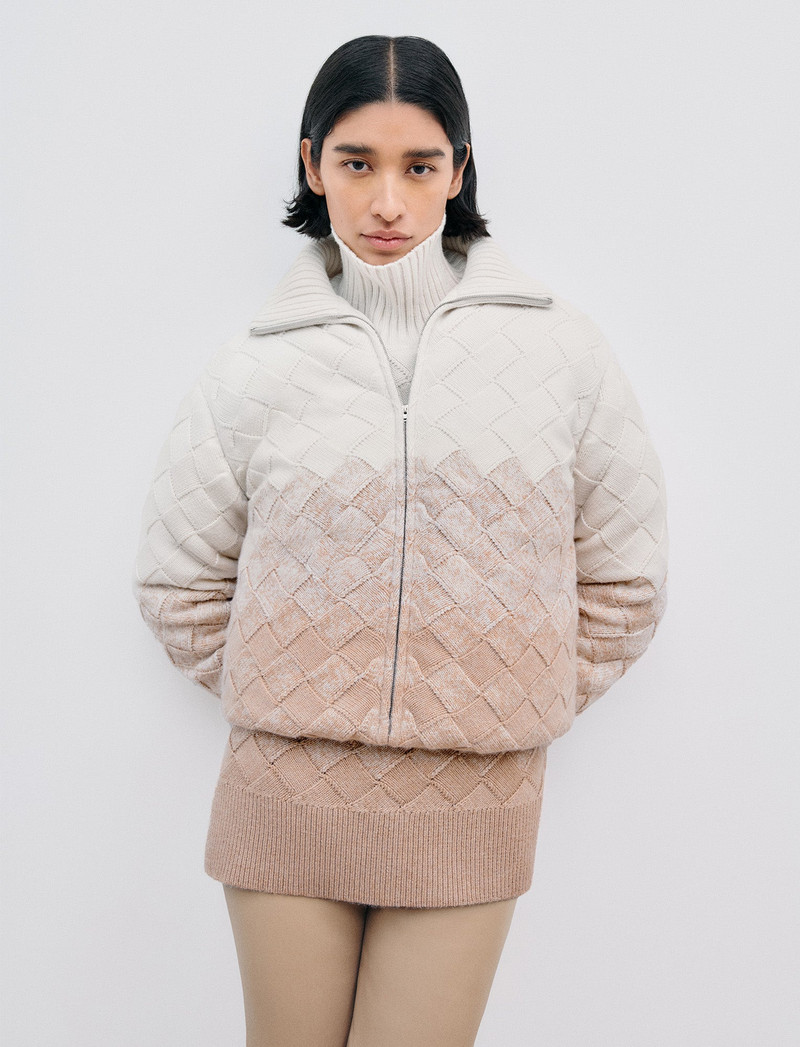 Weave Knit Puffer Jacket 6