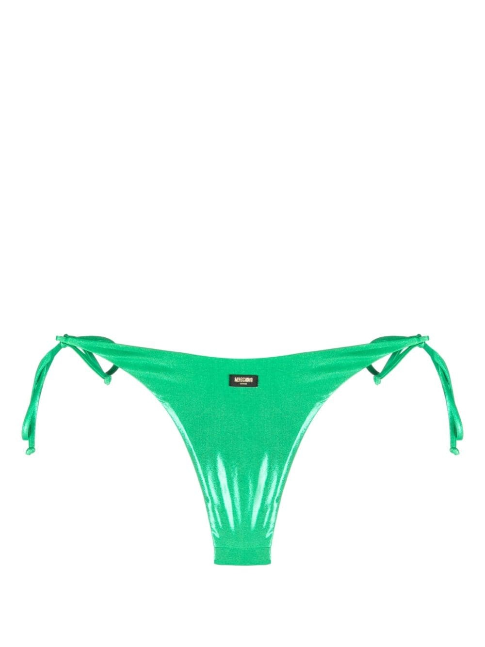 logo-patch side-tie bikini bottoms - 2