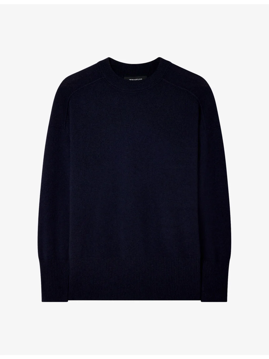 Crewneck Seam-Detail Cashmere Jumper - 1