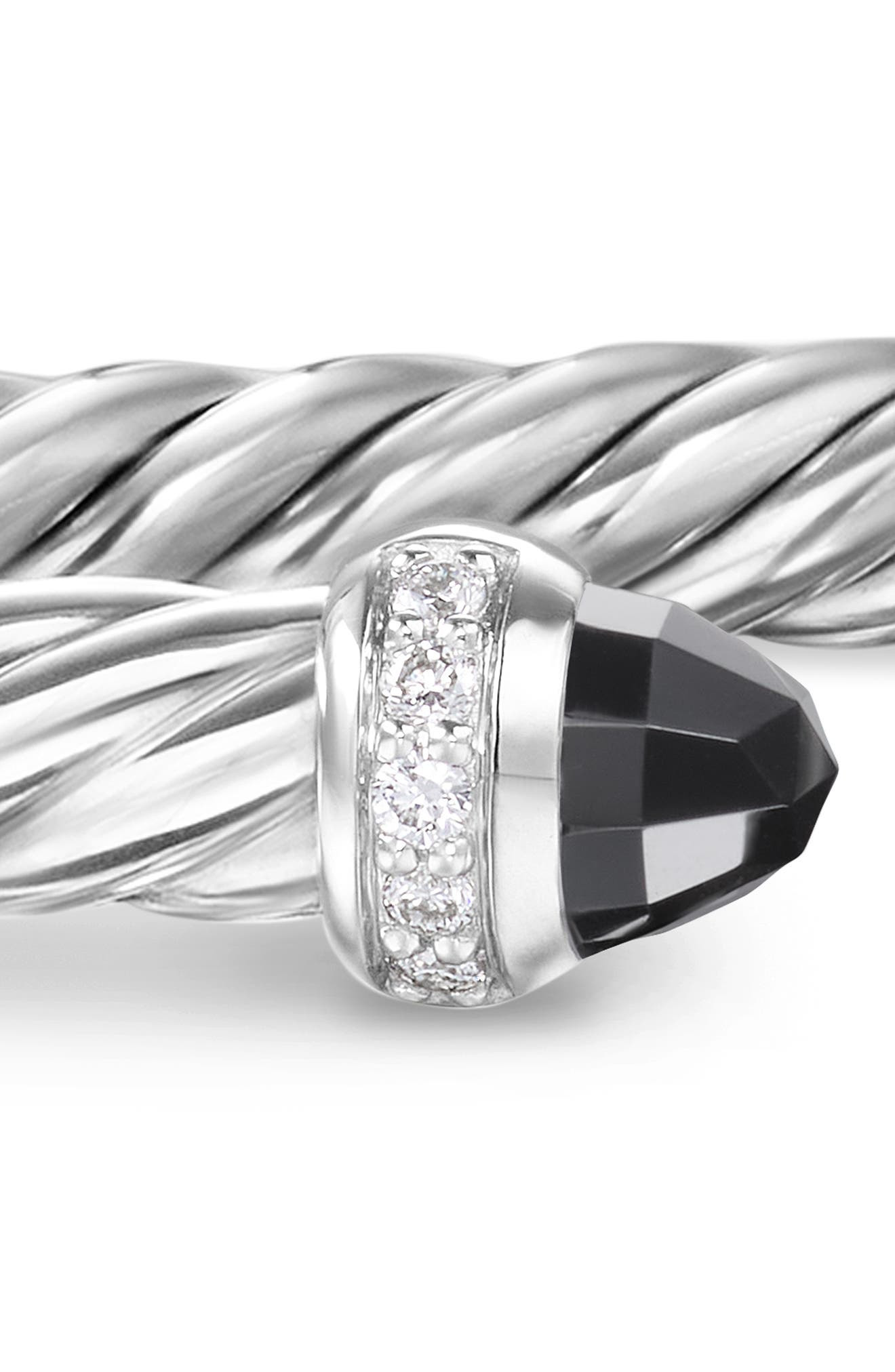 David Yurman Classic Cablespira® Bracelet, 4mm in Black Onyx at Nordstrom - 4