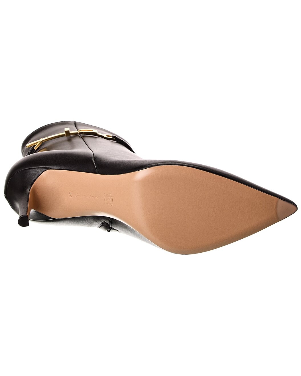 Gianvito Rossi Carrey 85 Leather Bootie - 4