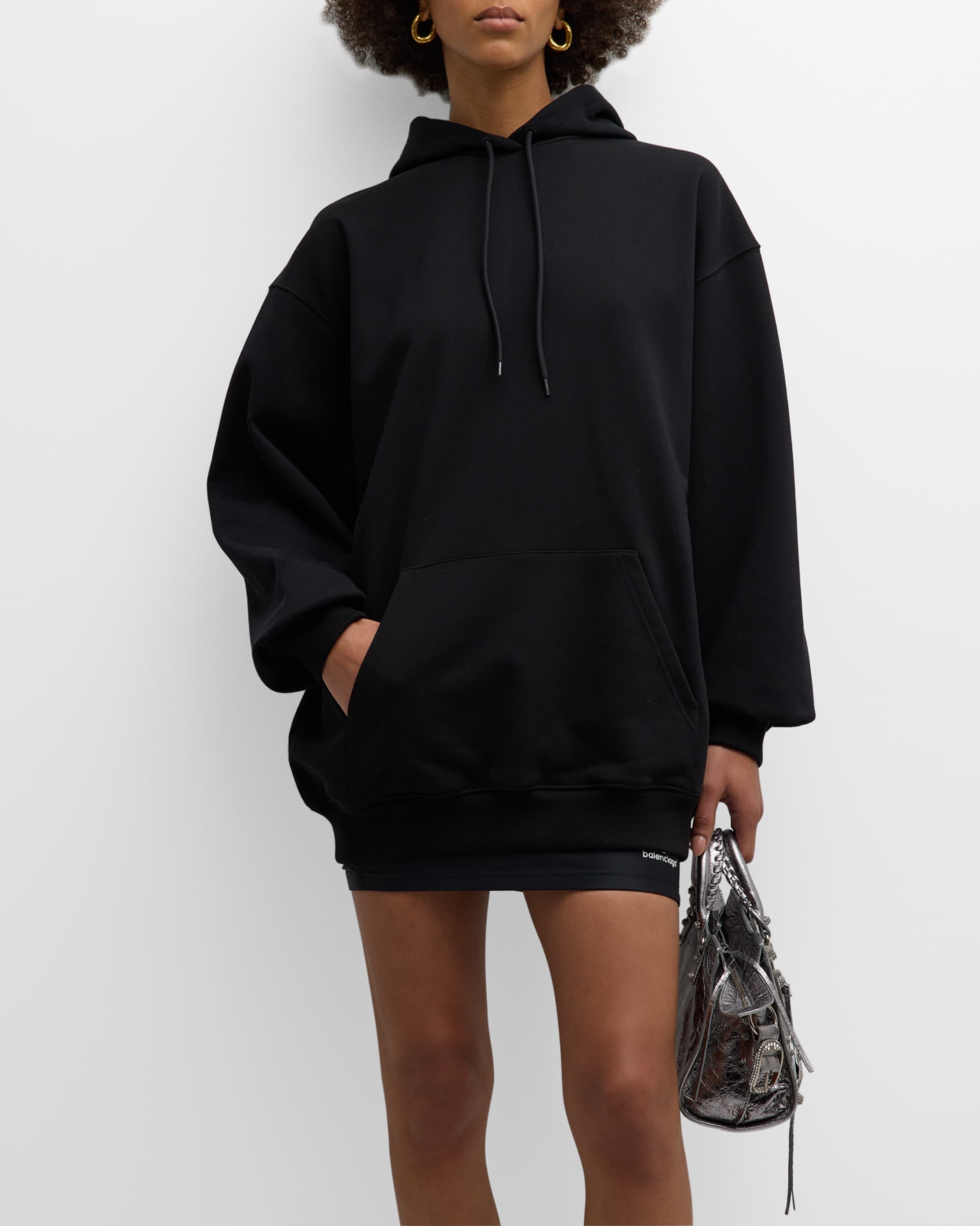 Hooded Logo-Print Sweatshirt - 1