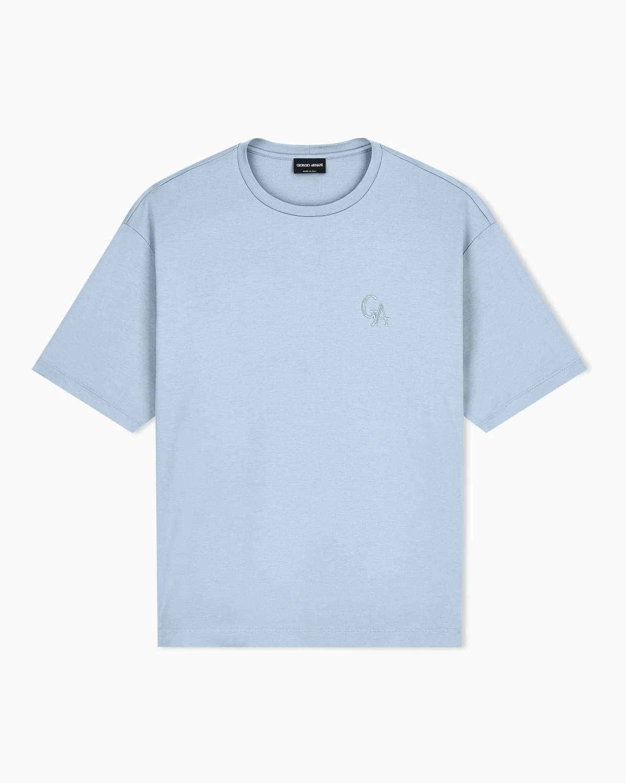 T-SHIRT REGULAR FIT ORGANIC COTTON INTERLOCK JERSEY - 1