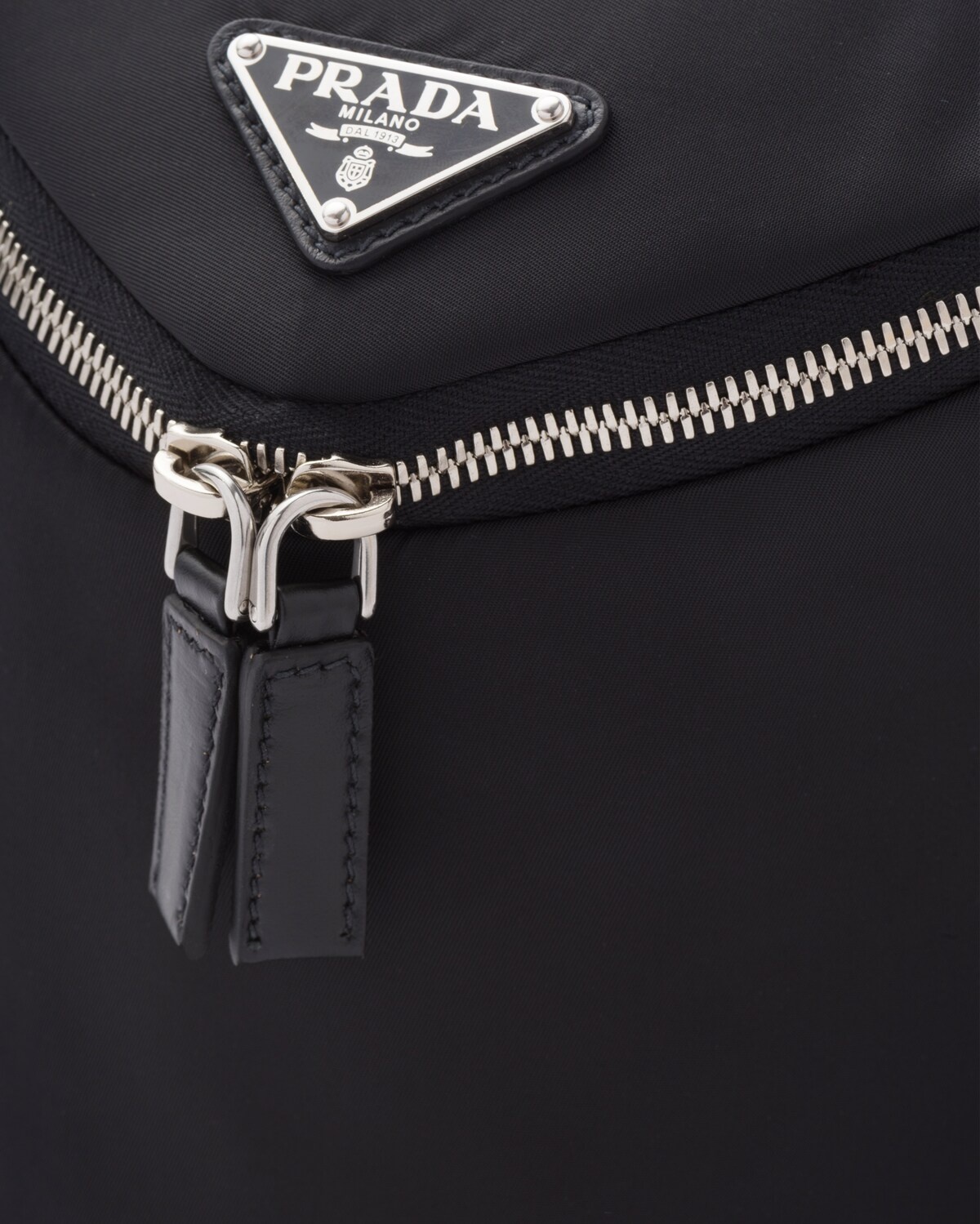 Re-Nylon and leather shoulder bag - 6