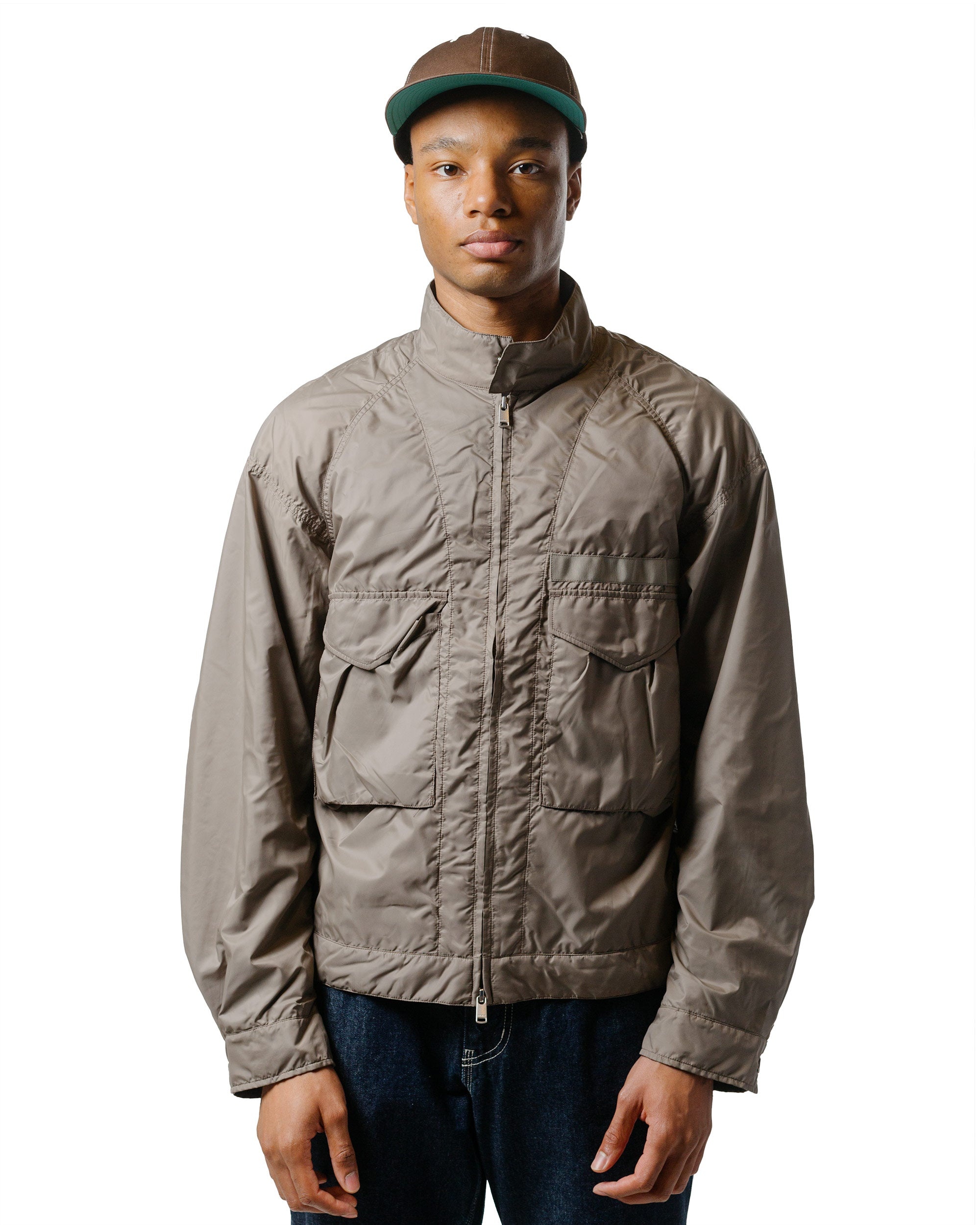 Trooper Short Jacket Poly Taffeta Gore-Tex Windstopper Khaki - 2