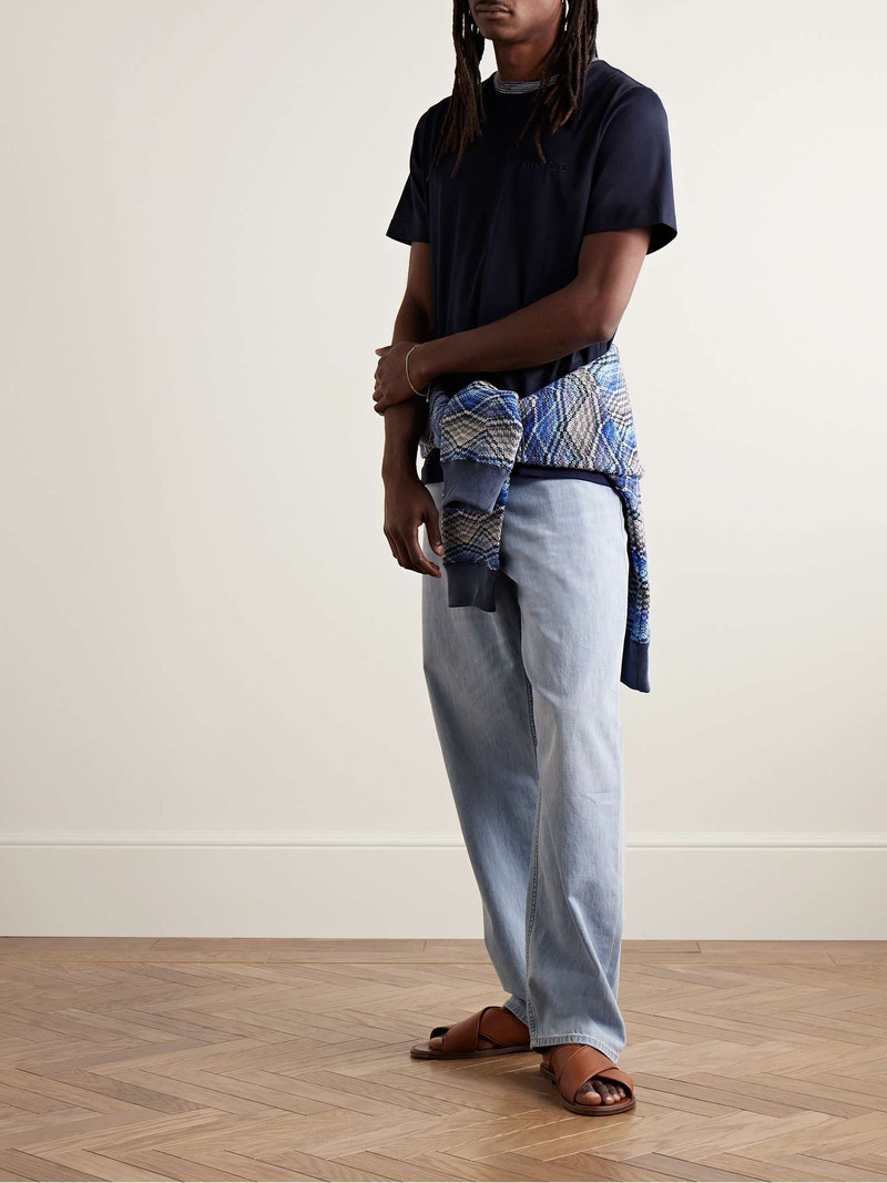 Missoni Logo-Embroidered Cotton-Jersey T-Shirt outlook