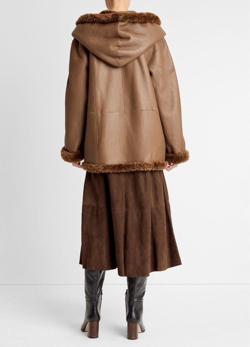 Vince Shearling Hooded Jacket outlook