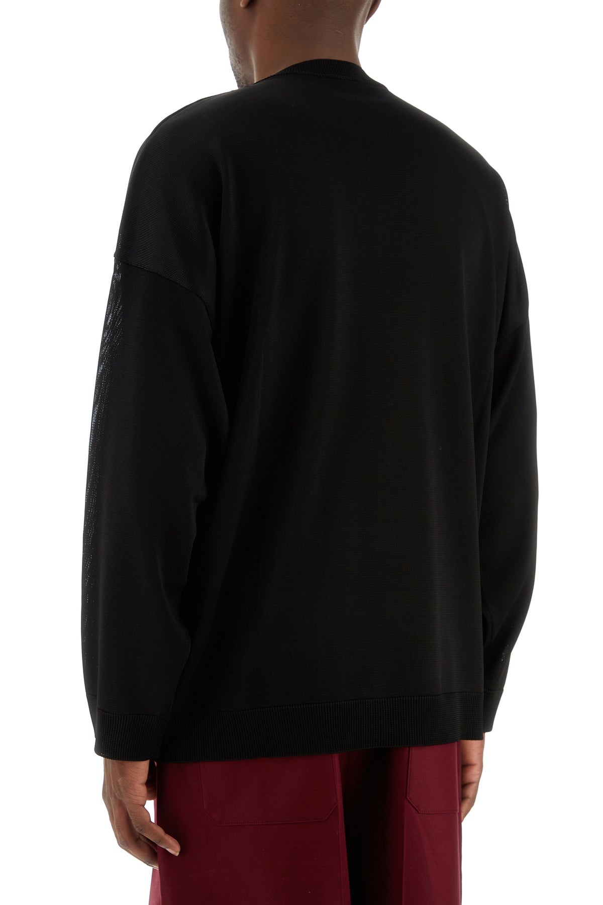 Black viscose sweater - 4