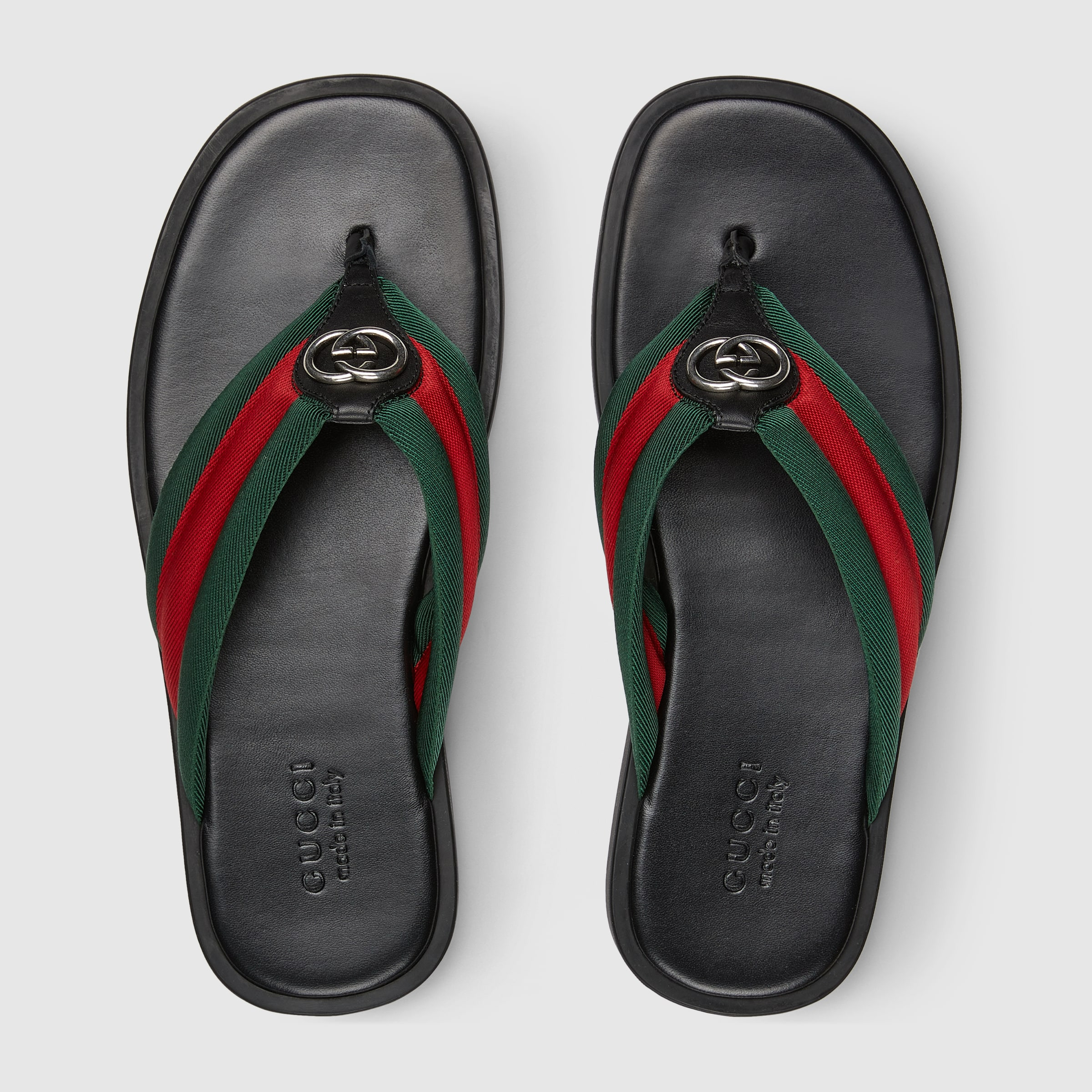 Men's thong sandal with Interlocking G - 5