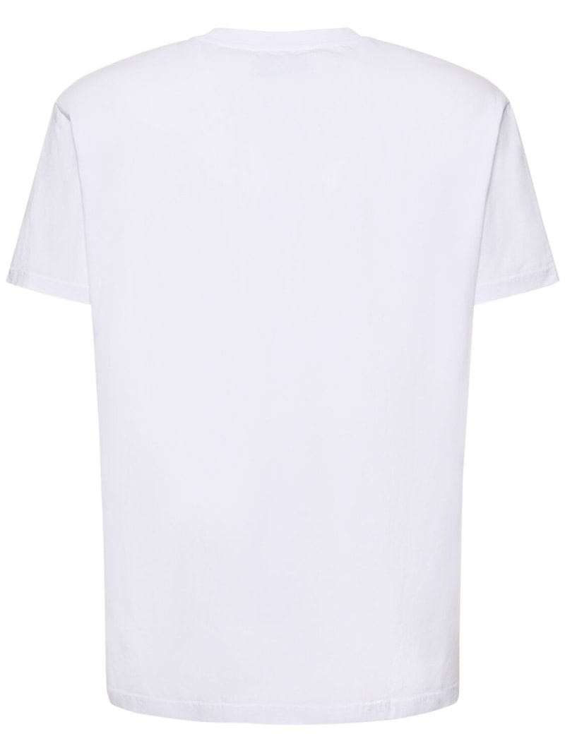 Logo print cotton jersey t-shirt - 3