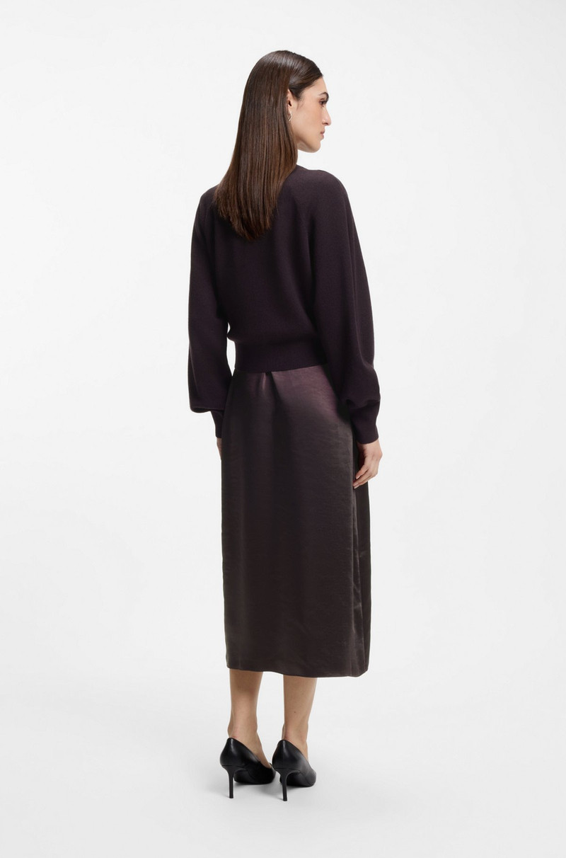 TWO-IN-ONE DRESS WITH WOOL-CASHMERE SWEATER LAYER 4