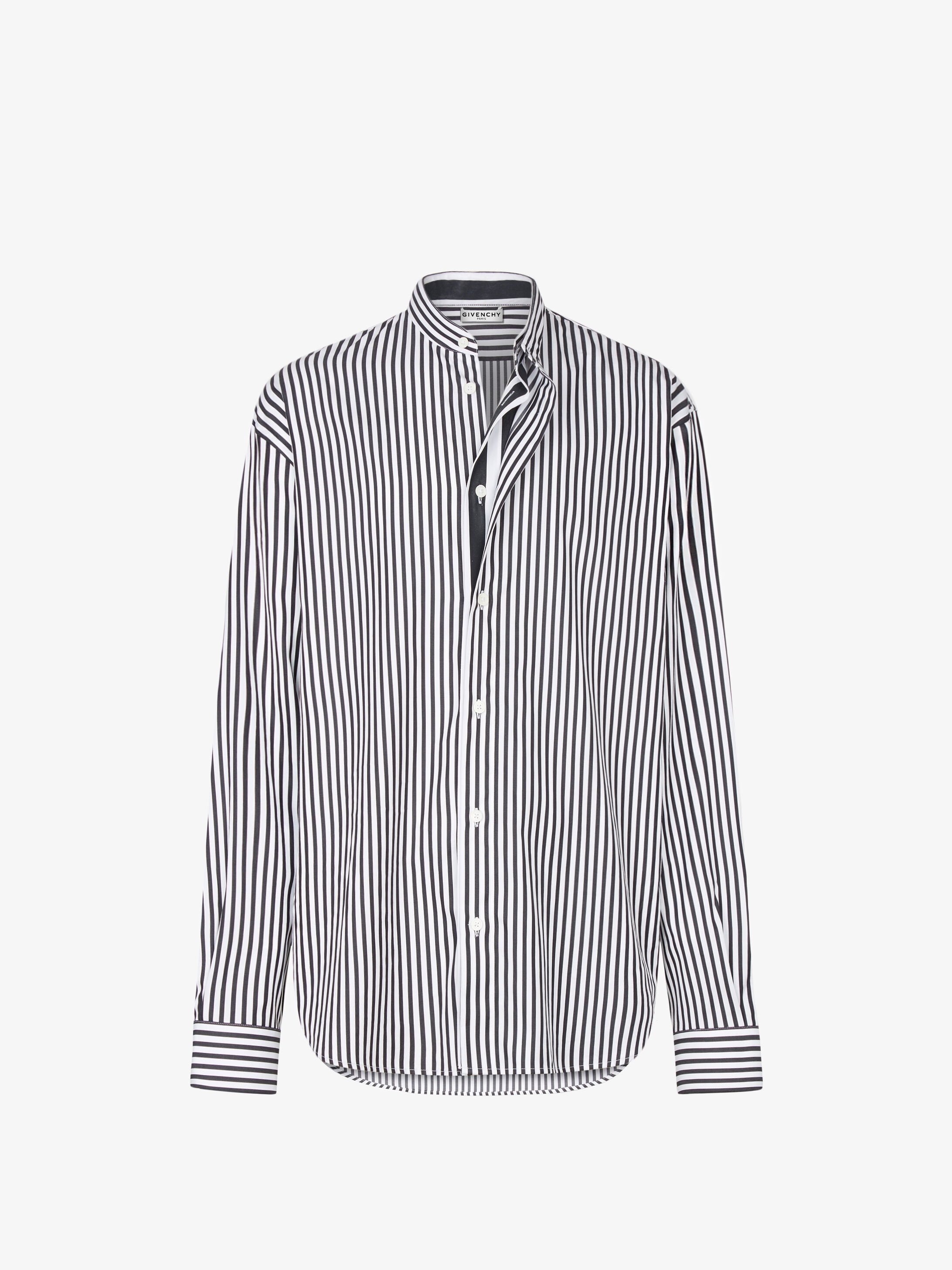 Shirt with mandarin collar - 1