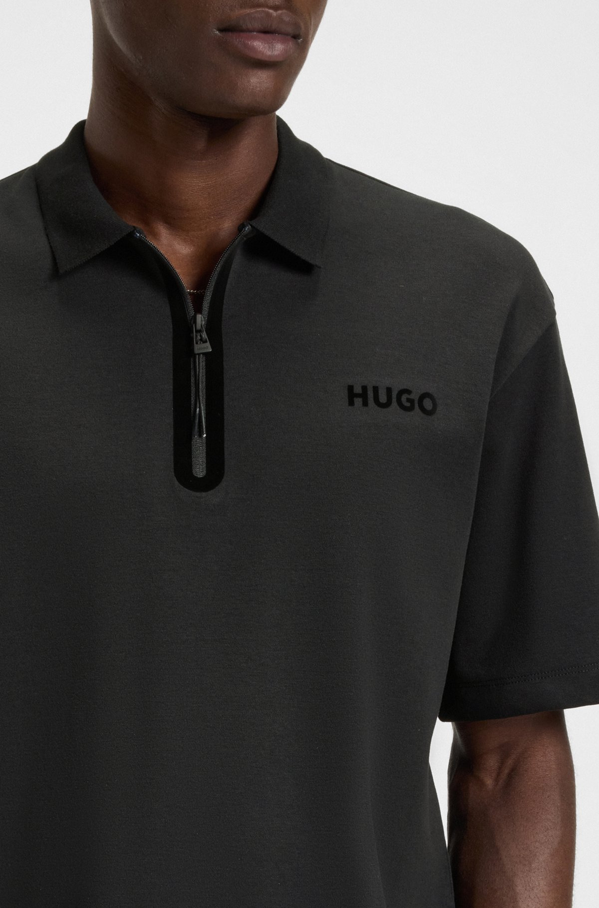 POLO SHIRT WITH ZIP PLACKET - 3