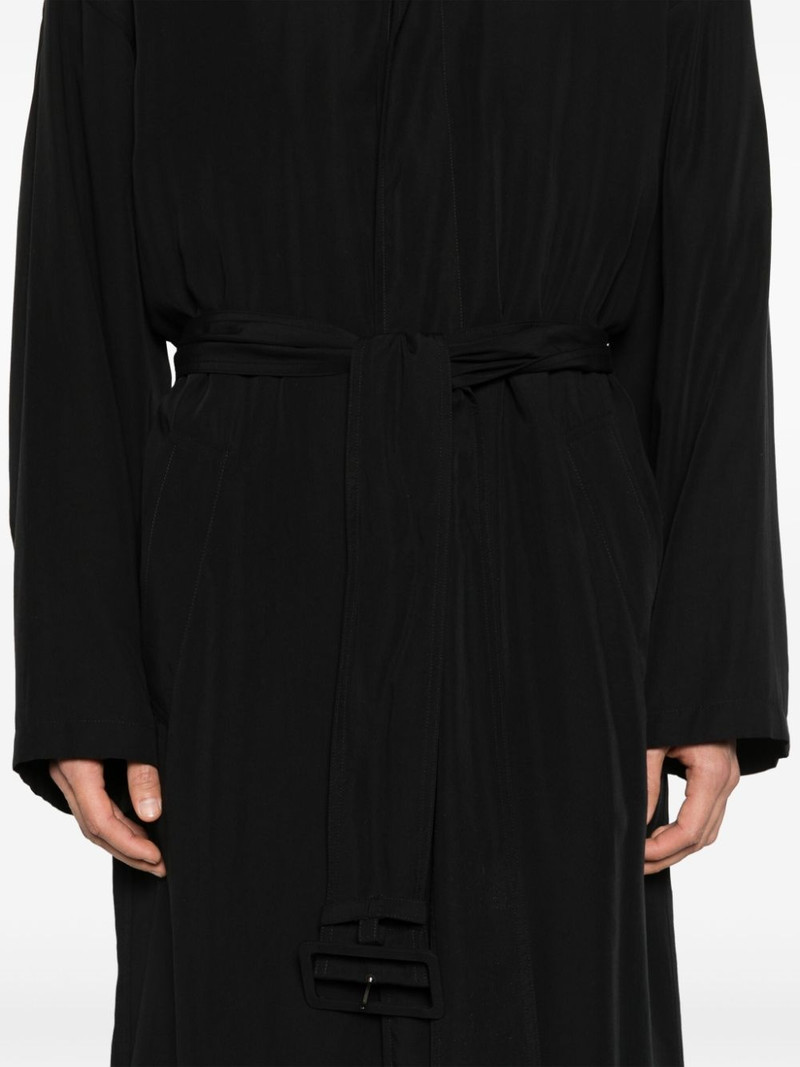 belted maxi trench coat 5