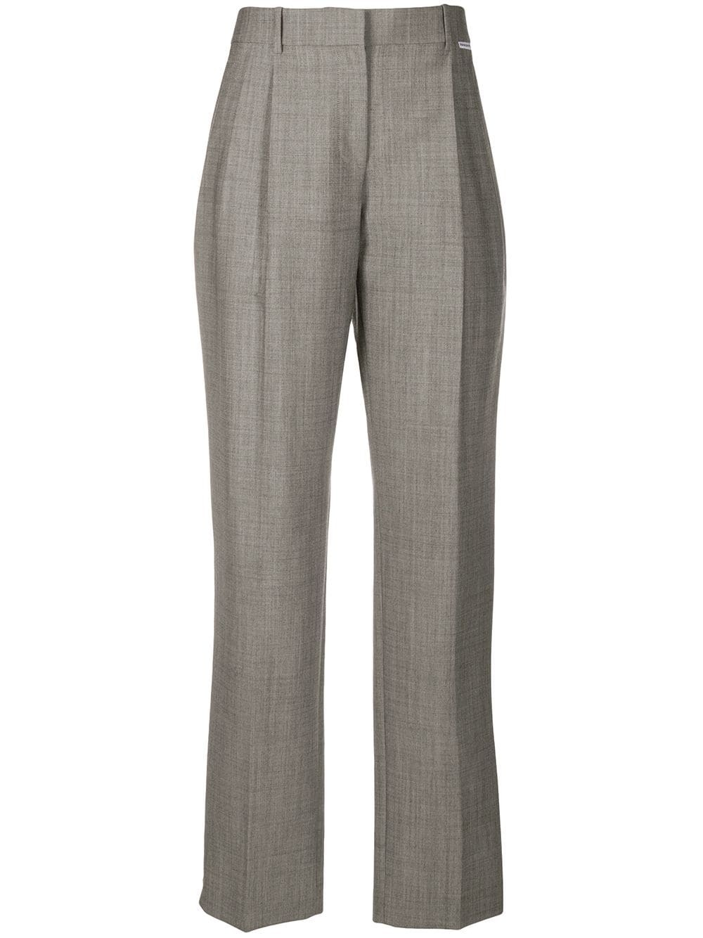 pleated tailored trousers - 1