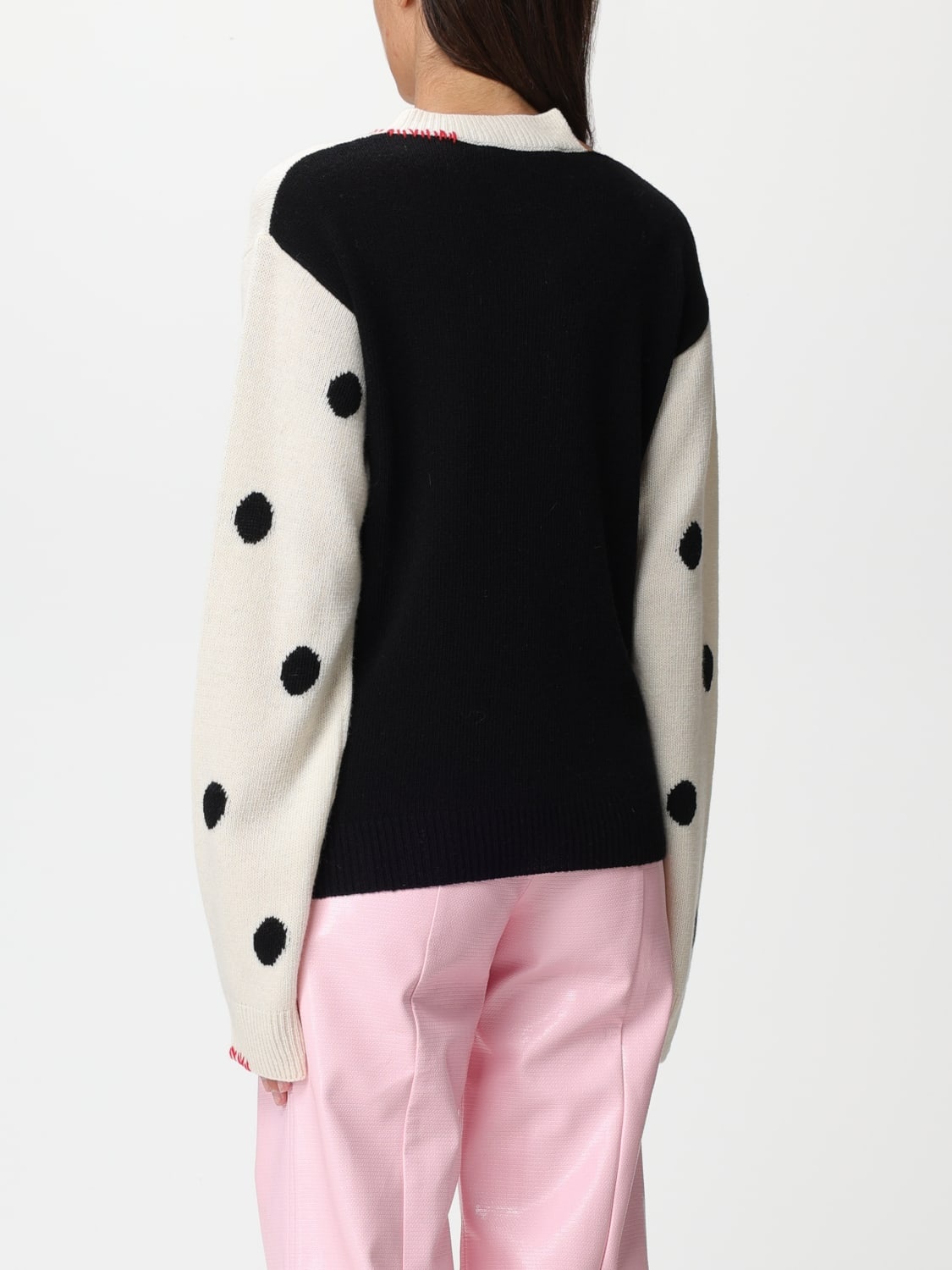 Marni sweater in wool with inlaid polka dots - 3