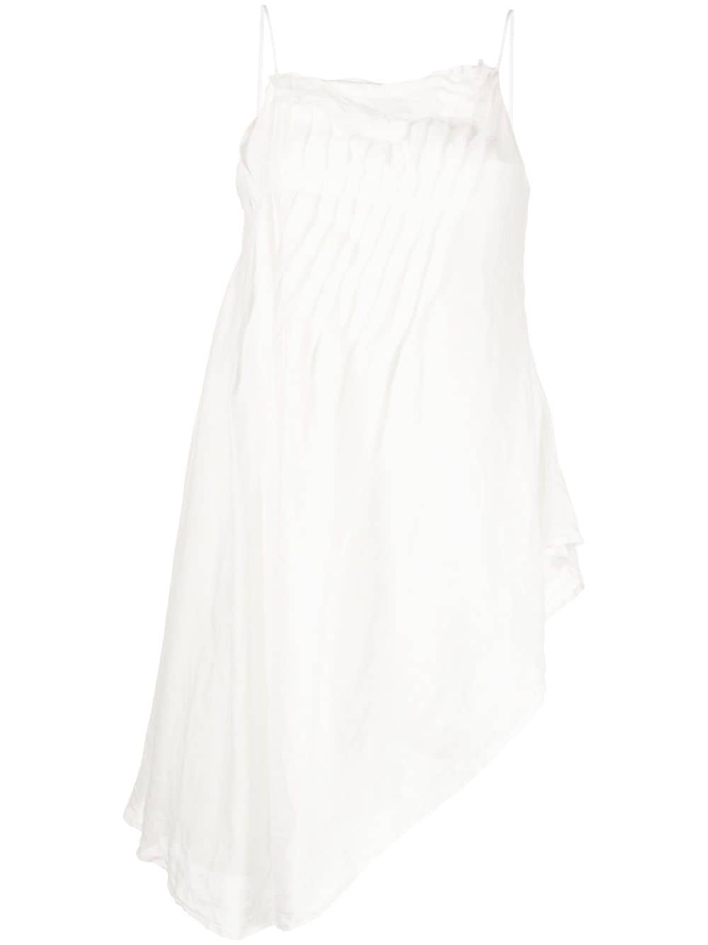 asymmetric-design sleeveless top - 1