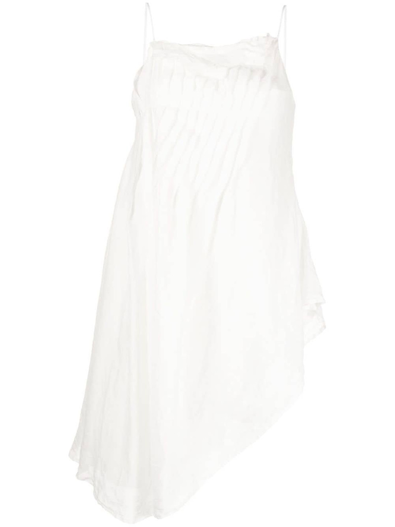 asymmetric-design sleeveless top 1