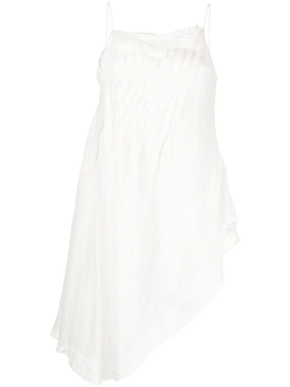 asymmetric-design sleeveless top - 1