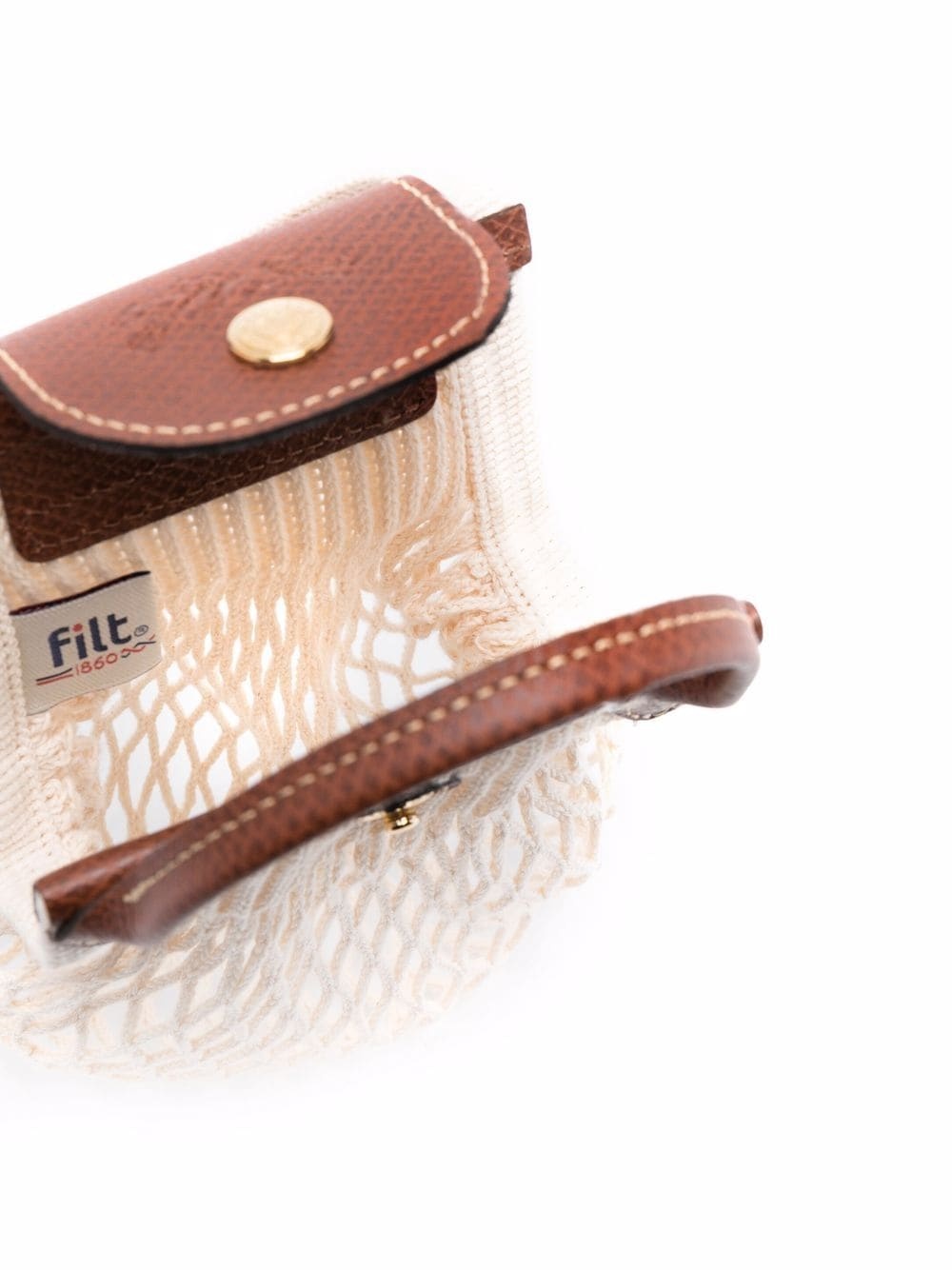 Le Pliage Filet knitted mesh cross-body bag - 5