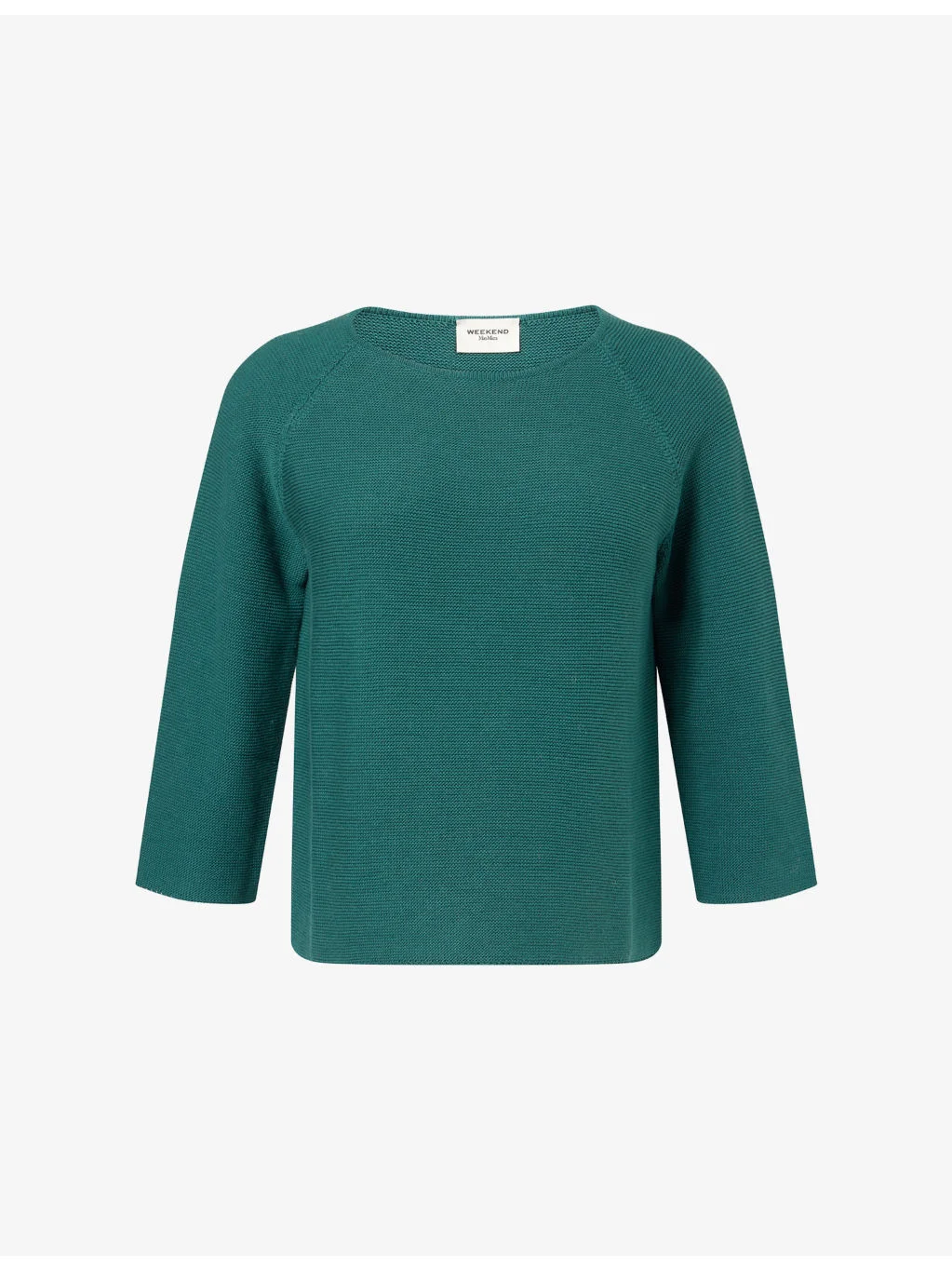 Boat-Neck Cotton-Knit Jumper - 1