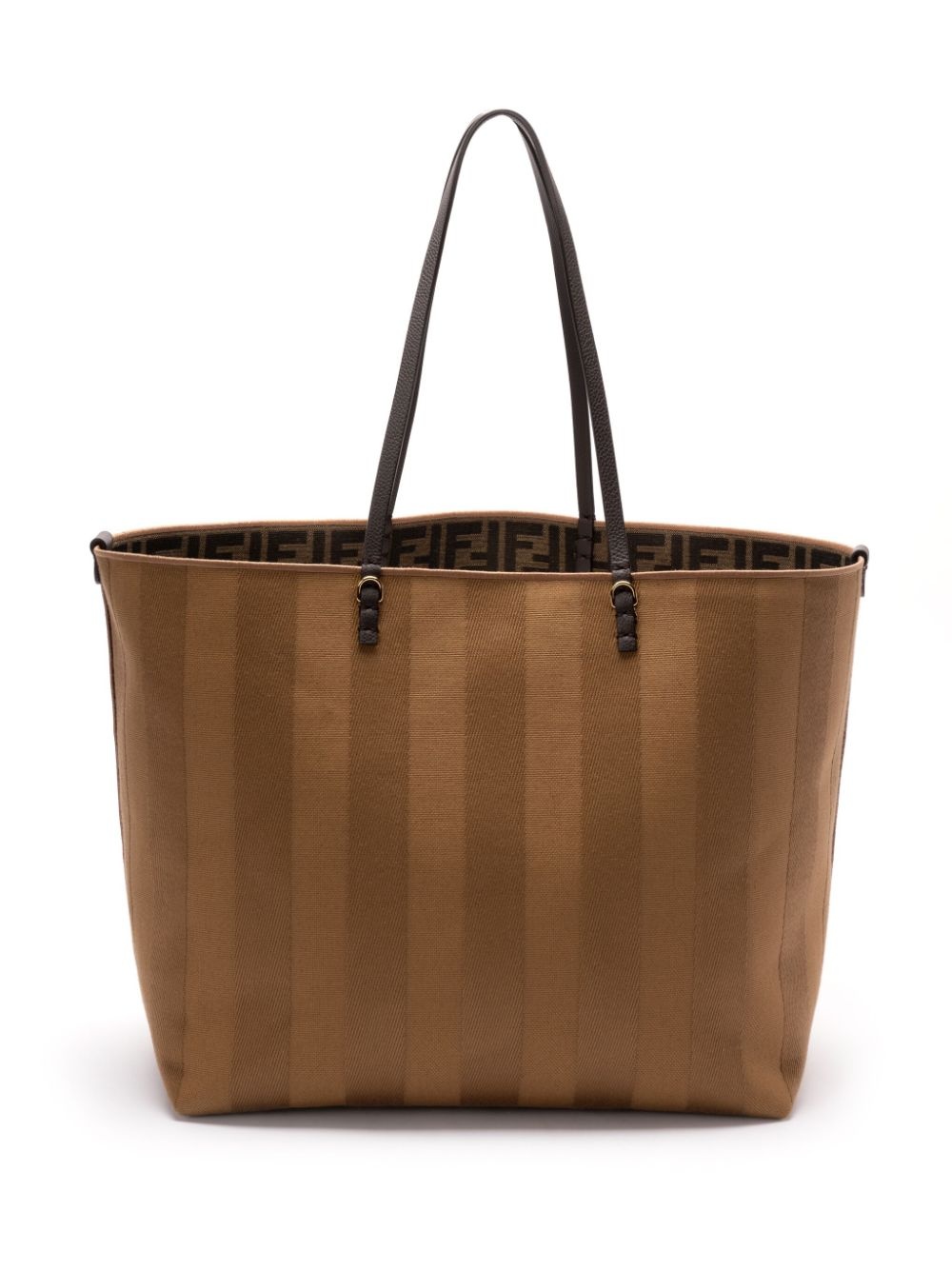 トートバッグ fendi Roll Large' reversible shopping bag Fendi - Roll Large Tote bag grey - The Corner