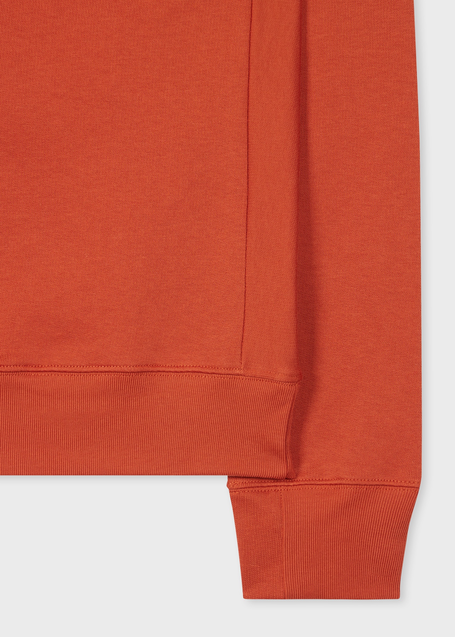 Rust Orange Organic Cotton 'Zebra' Badge Sweatshirt - 2