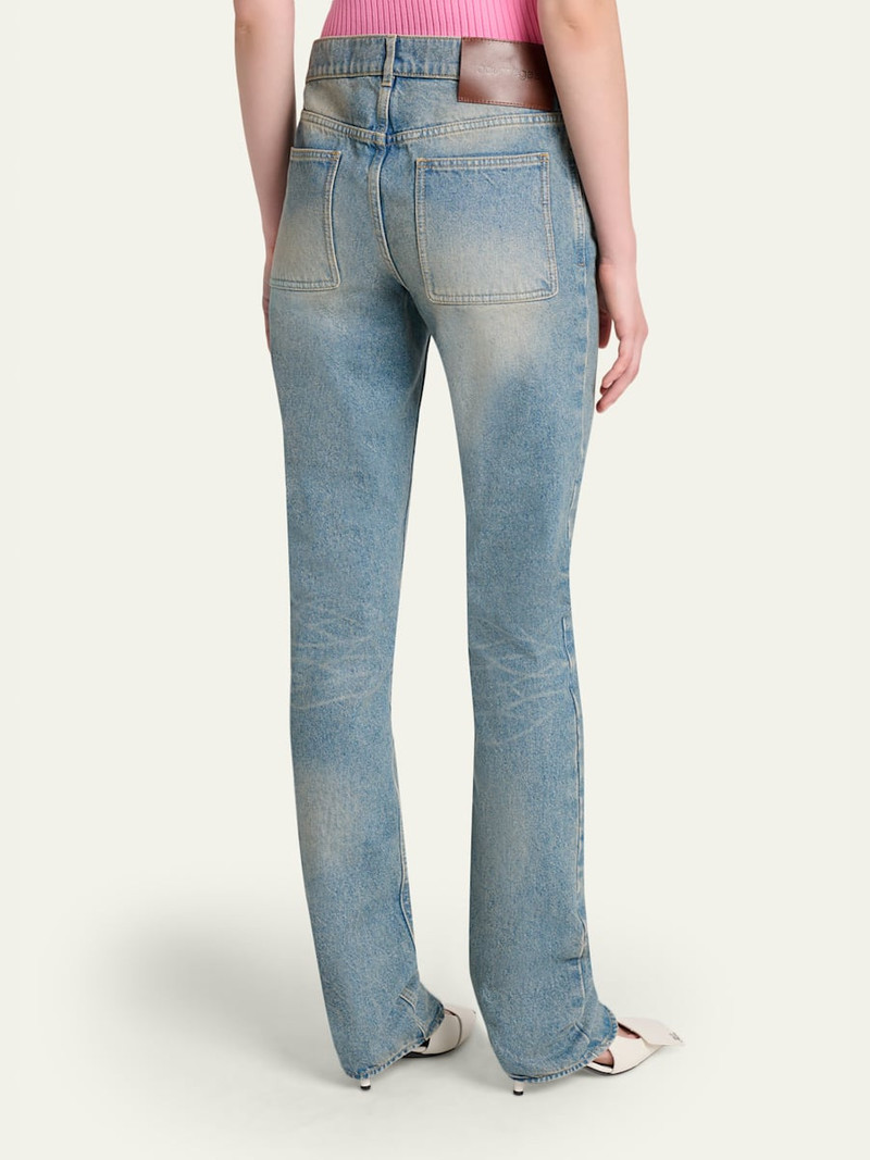 Mid-Rise Slim-Leg Jeans 3