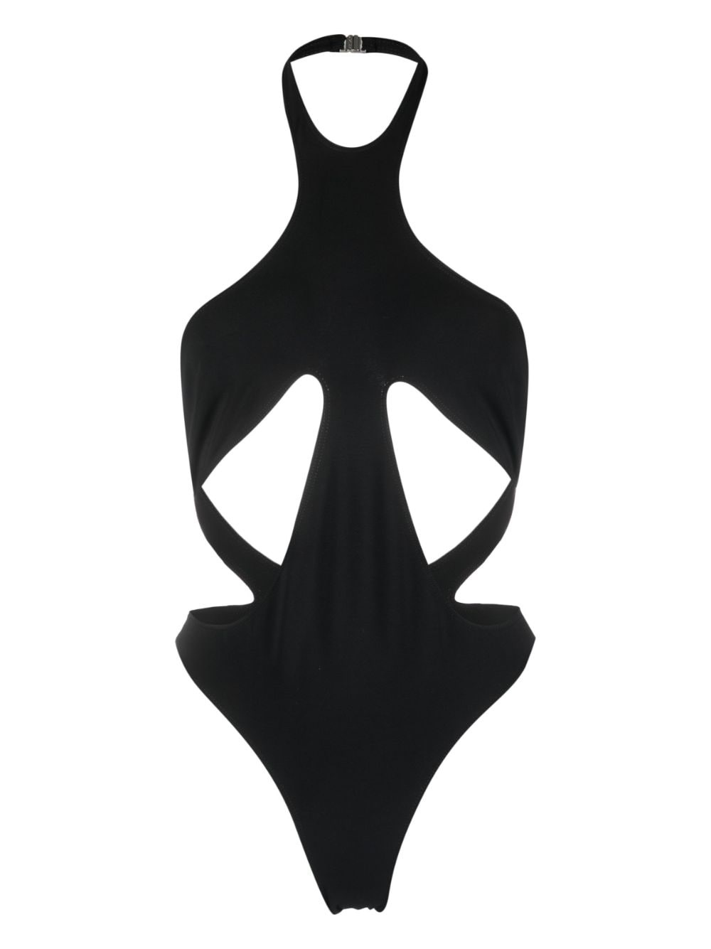 halterneck cut-out swimsuit - 1