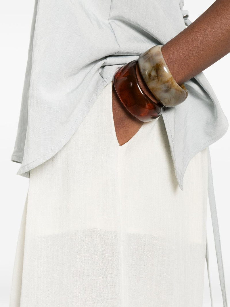 elasticated-waistband palazzo pants 5