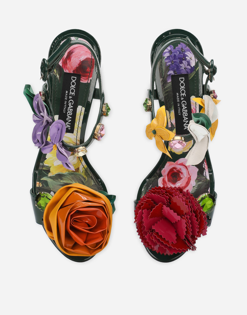 Patent leather sandals 4