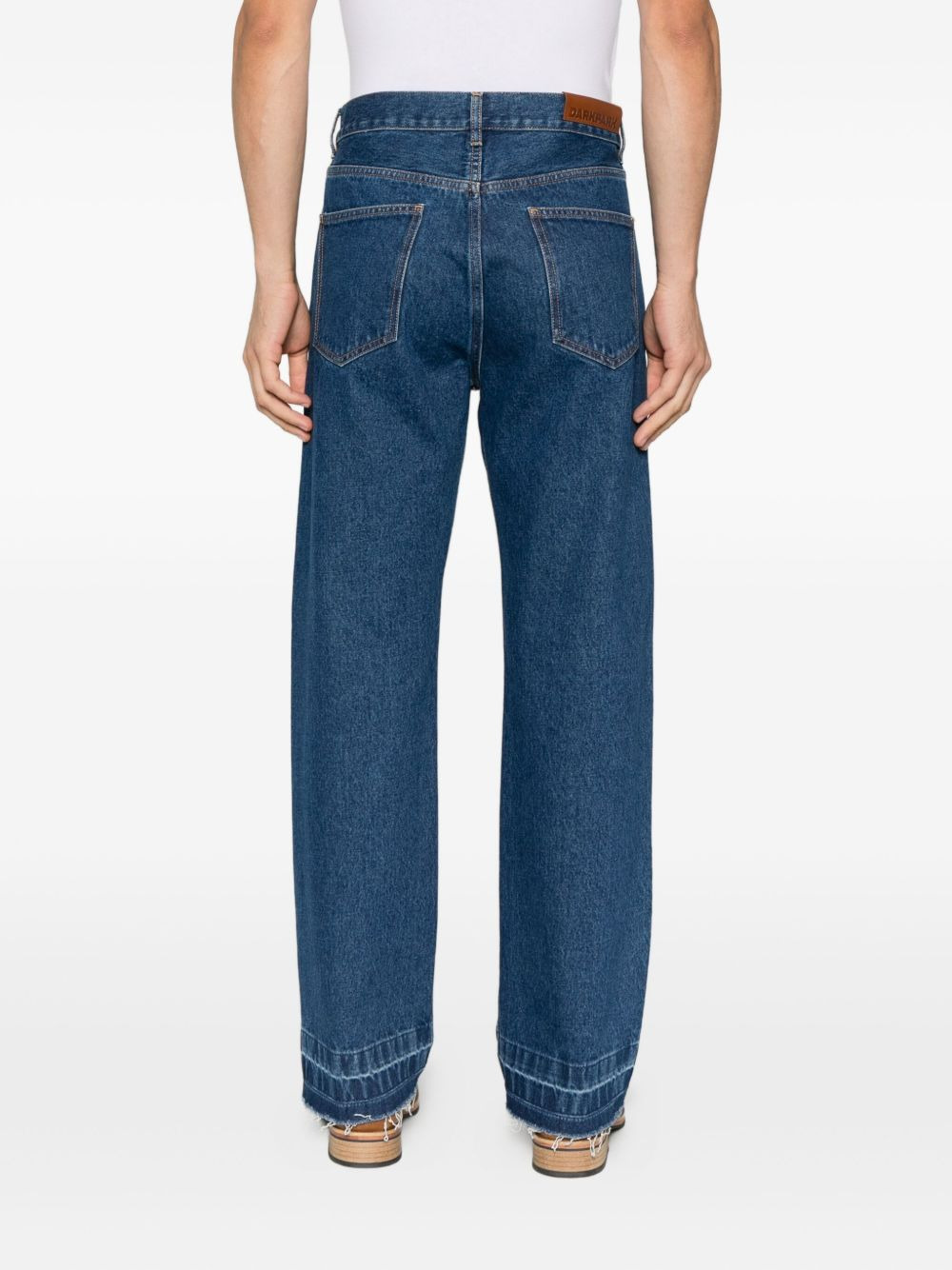 chain-embellished jeans - 4