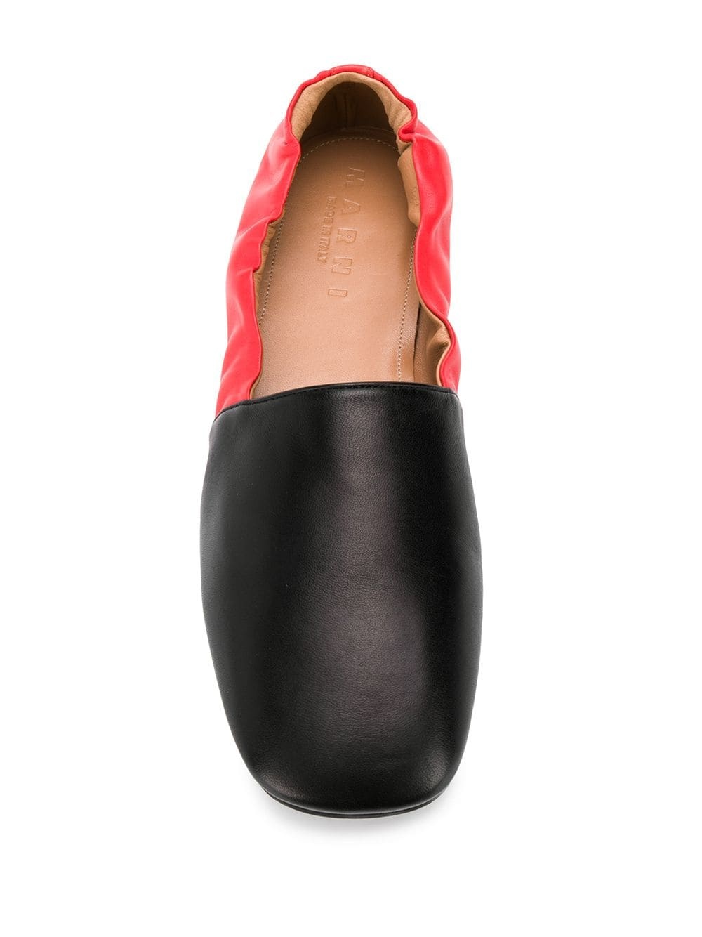 colour-block ballerina shoe - 4