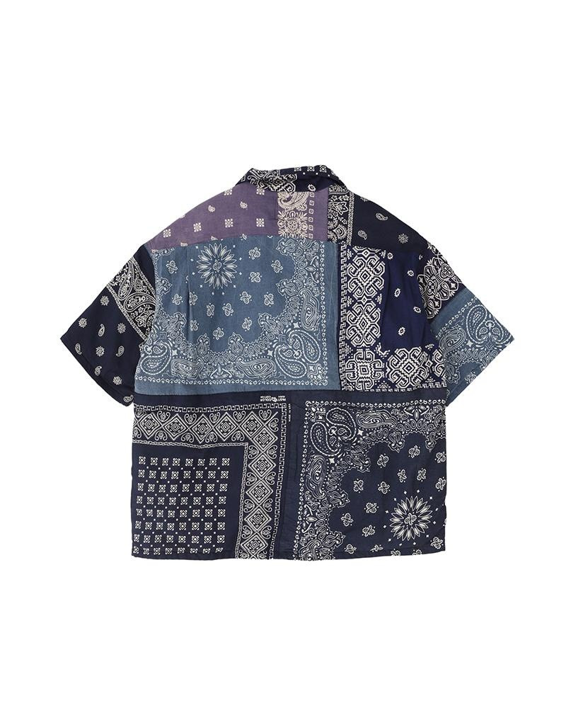 visvim WALLIS DOWN SHIRT S/S NAVY outlook