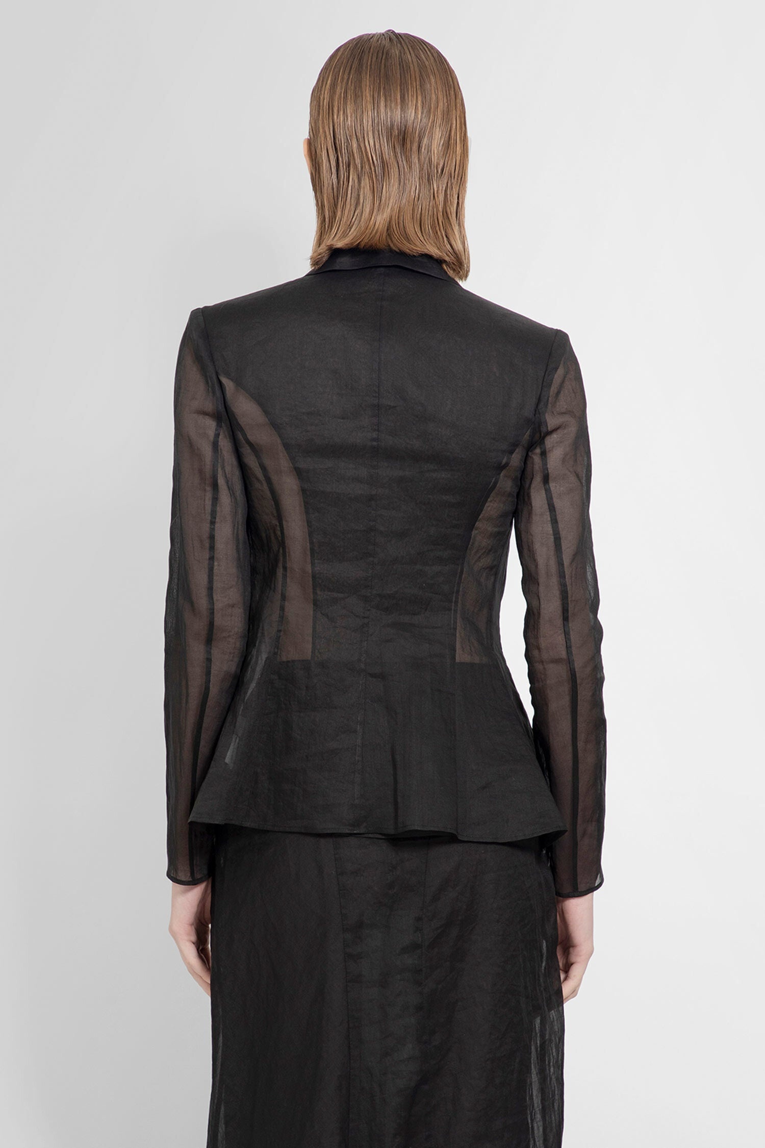 YOHJI YAMAMOTO WOMAN BLACK BLAZERS - 3