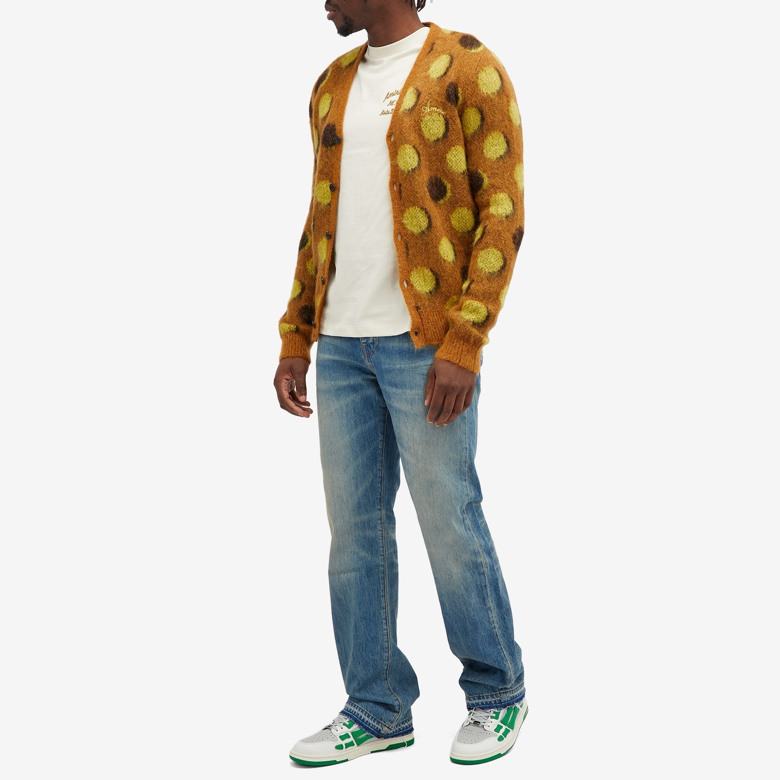 AMIRI Polkadot Mohair Cardigan - 4