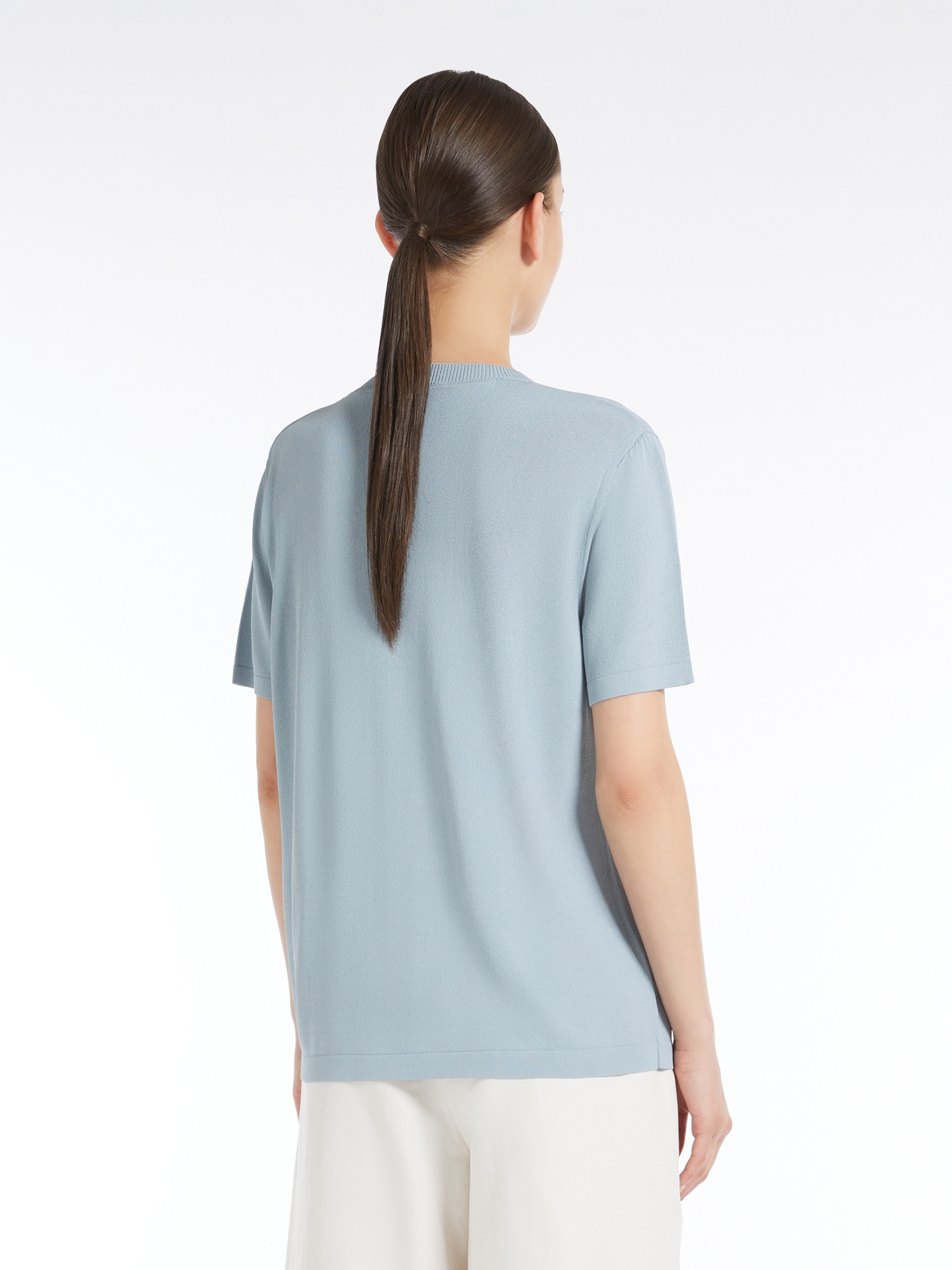 BETEL Viscose crepe sweater - 4
