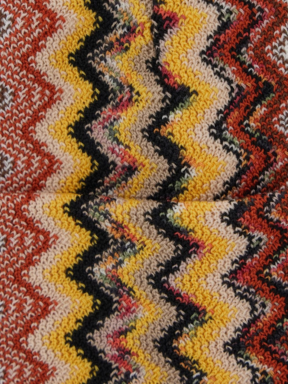 zigzag knitted beanie - 3