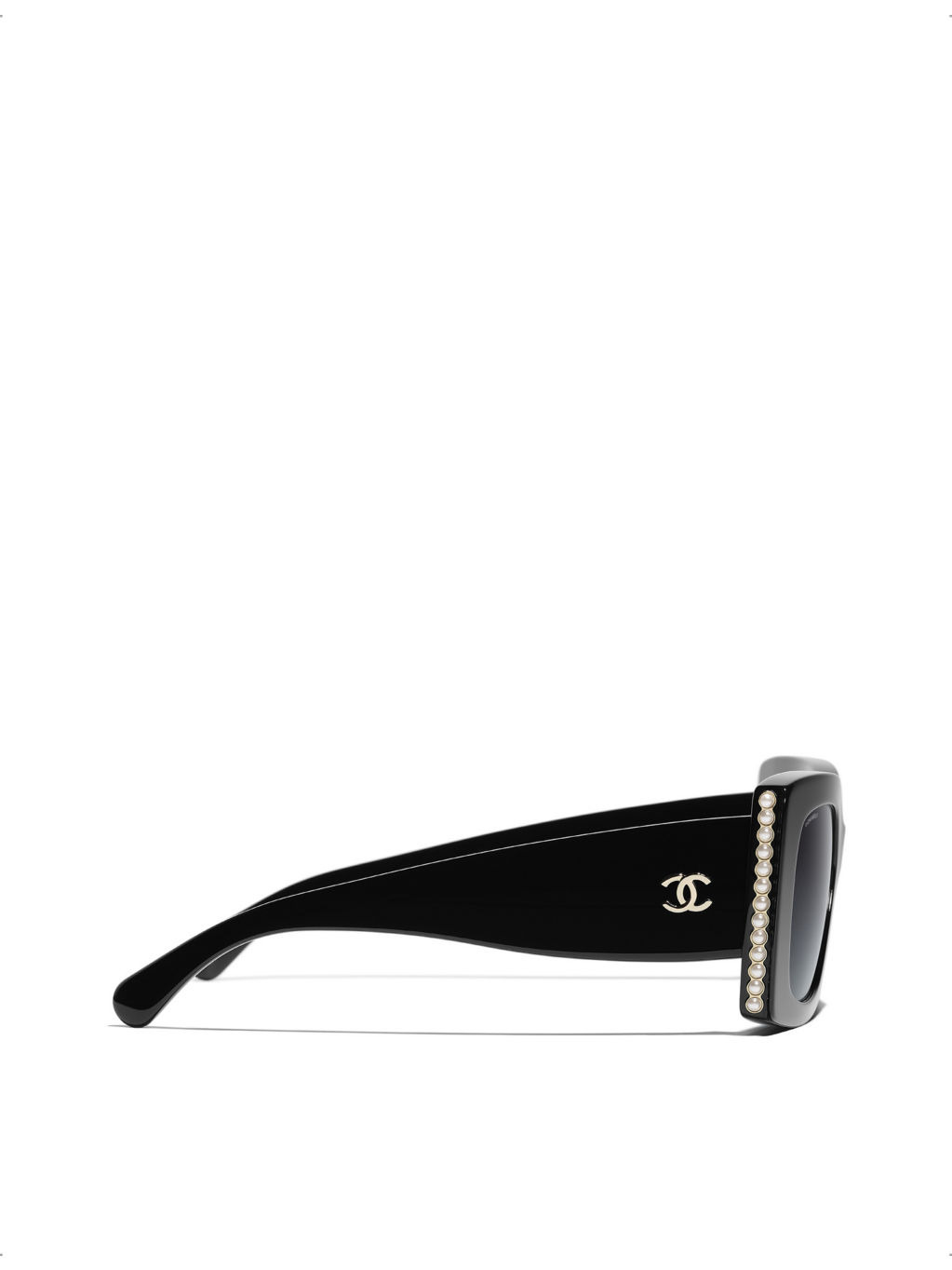 CH5480H square-frame acetate and glass pearl sunglasses - 3