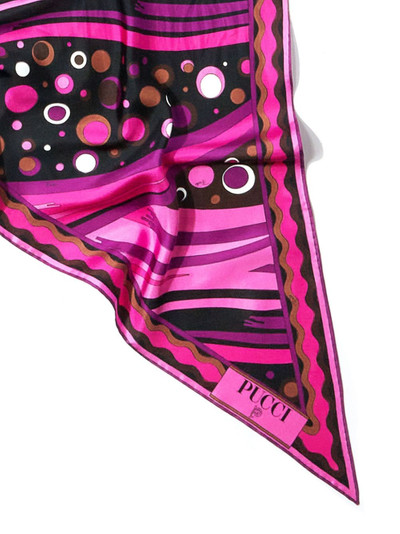 PUCCI Fontane-print silk scarf outlook