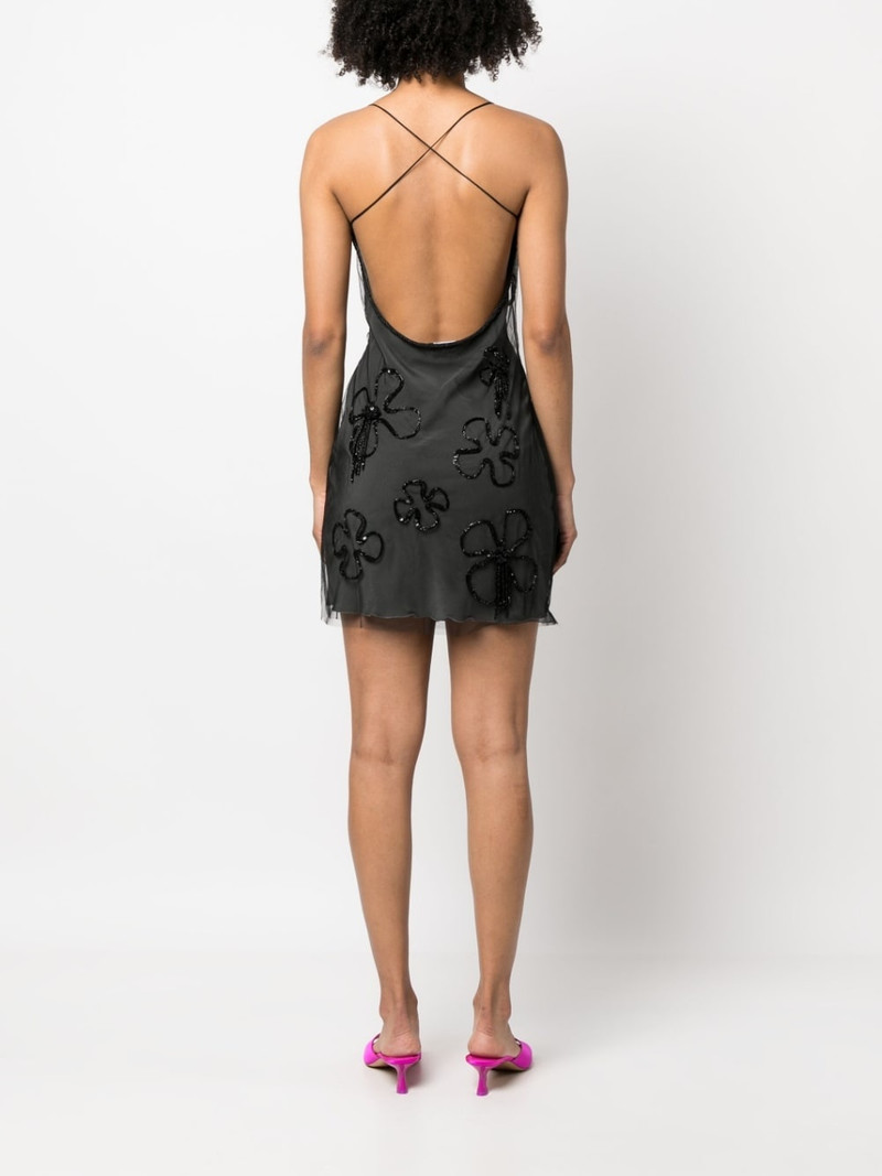 Patrick-embellished tulle mini dress 4
