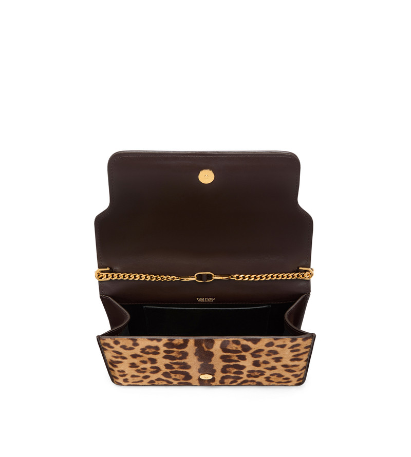 LEOPARD PRINT CALF HAIR WHITNEY SMALL SHOULDER BAG 4