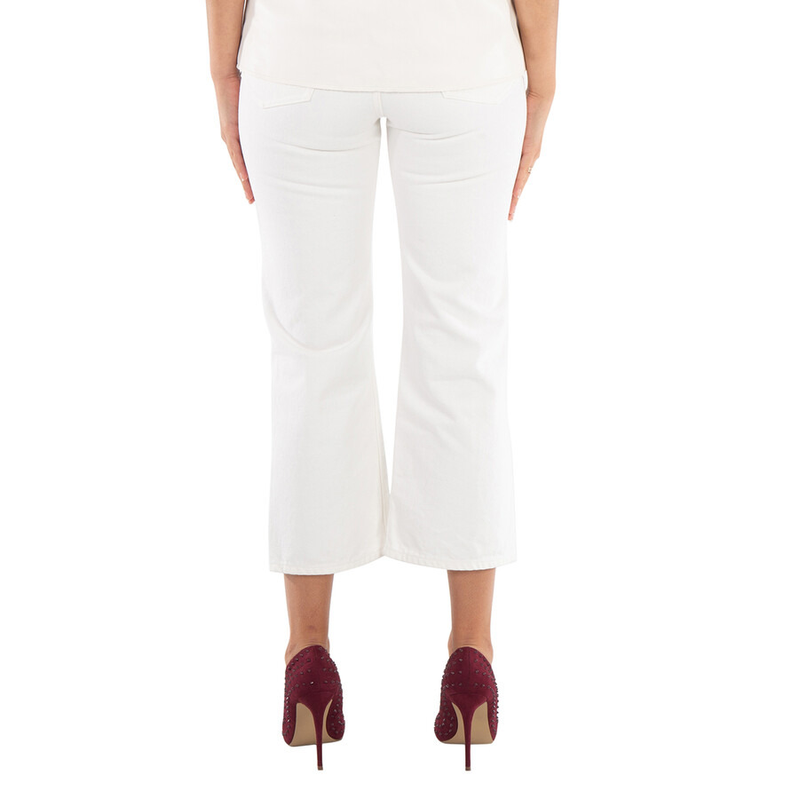Sacai Ladies Boot Cut Denim Pants - 5