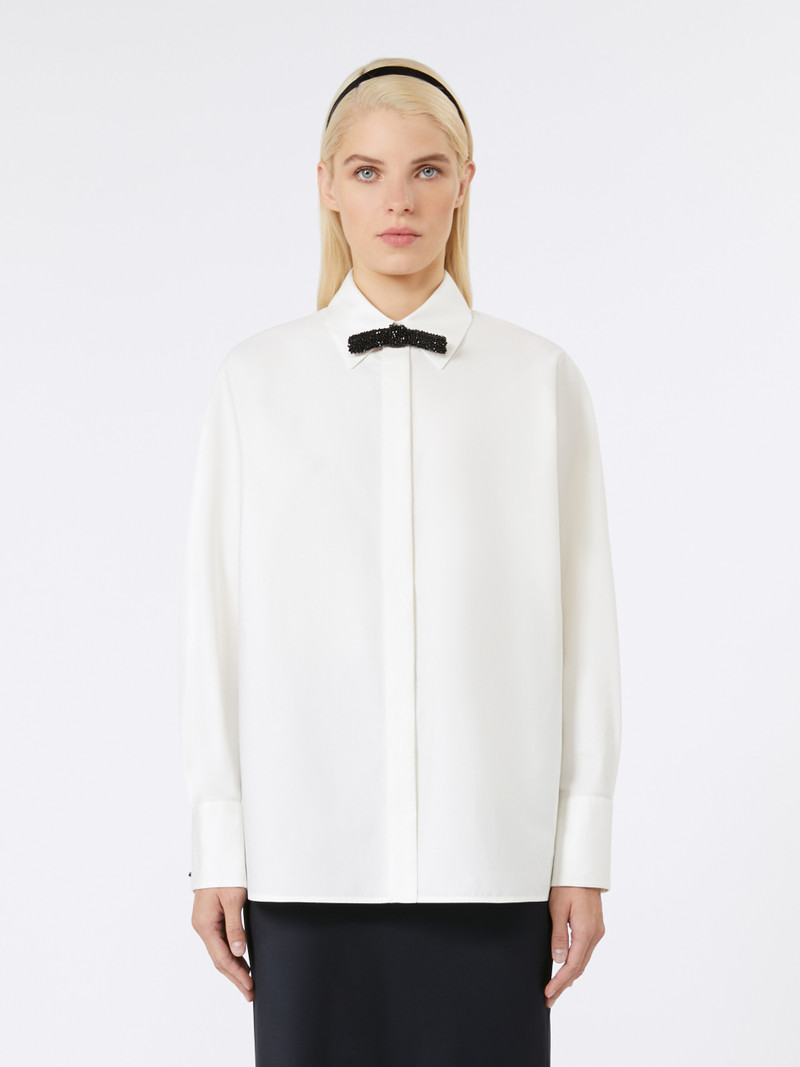 ROLL Cotton and silk poplin shirt 3