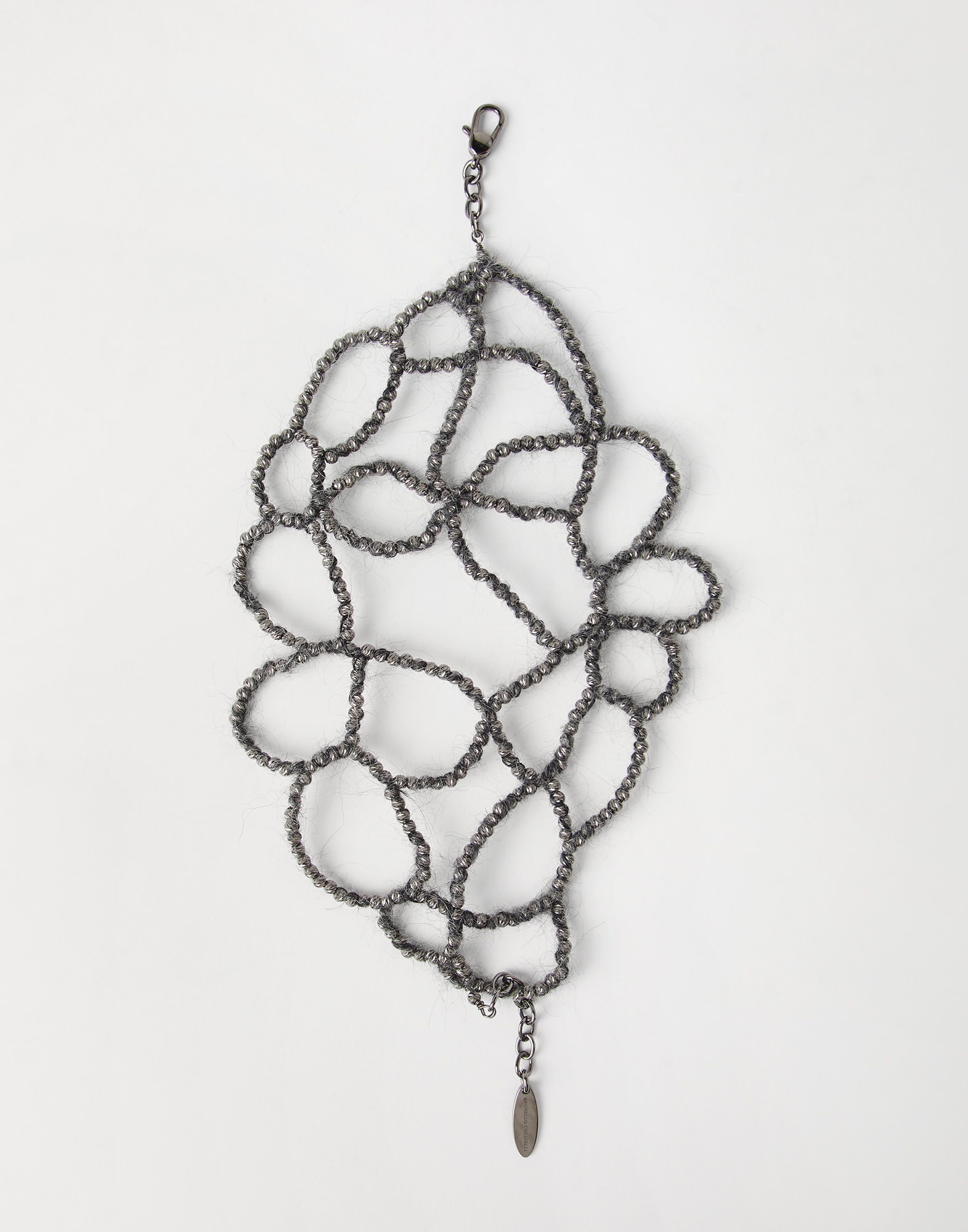 Ramage bracelet in Sterling Silver and mohair - 1